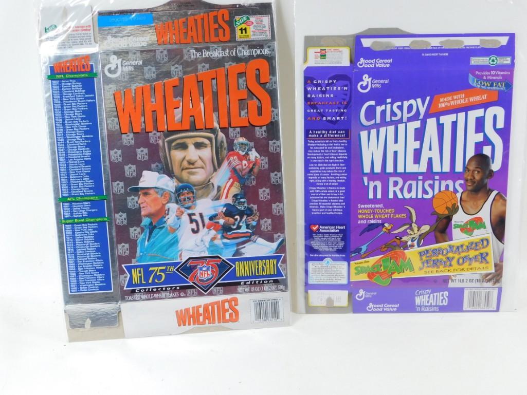 Lot of 2 Wheaties Boxes incl a Michael Jordan Wheaties (1 of 1)
