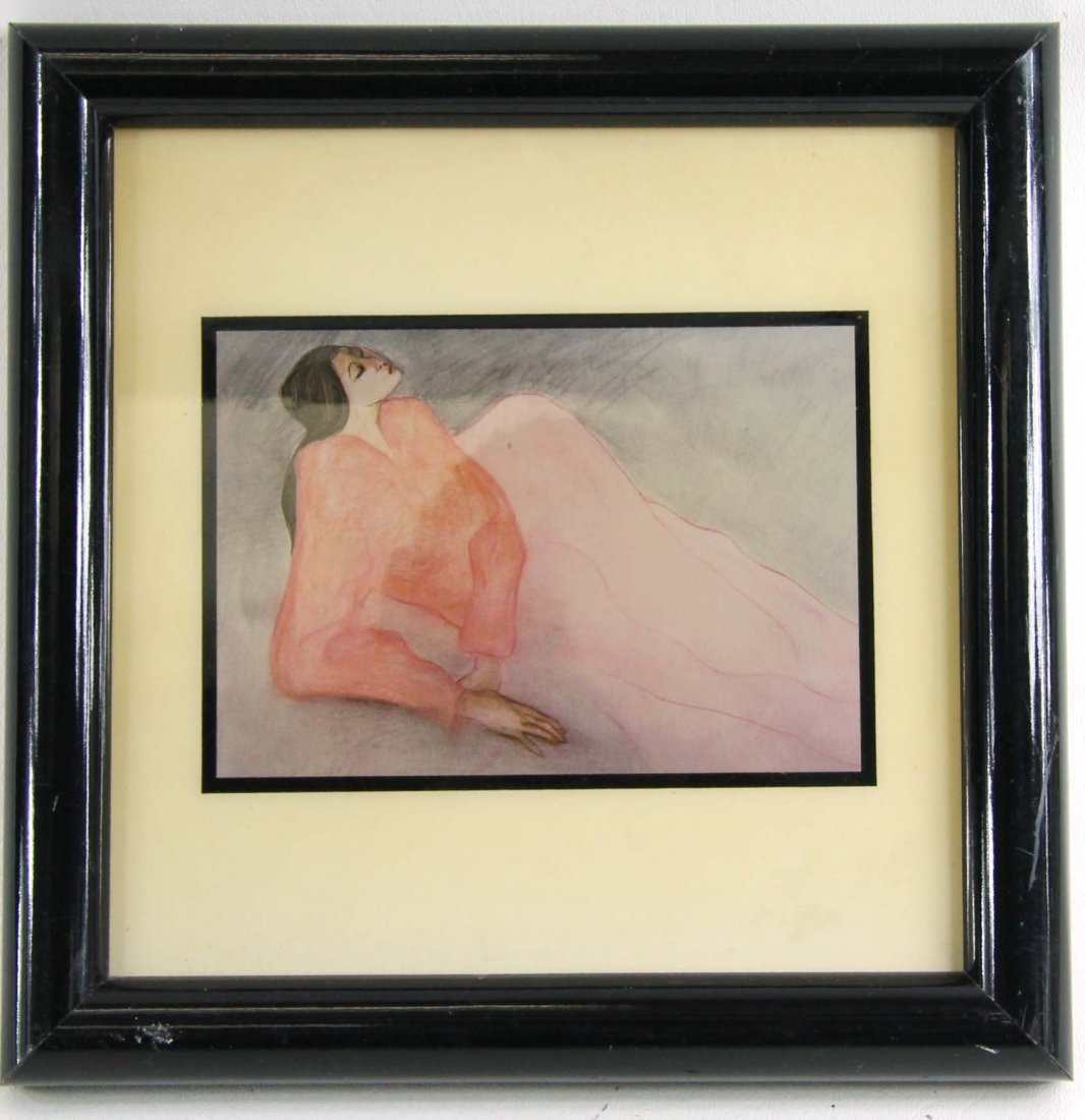 R.C. Gorman Navajo Woman Tile , Limited Edition (1 of 4)