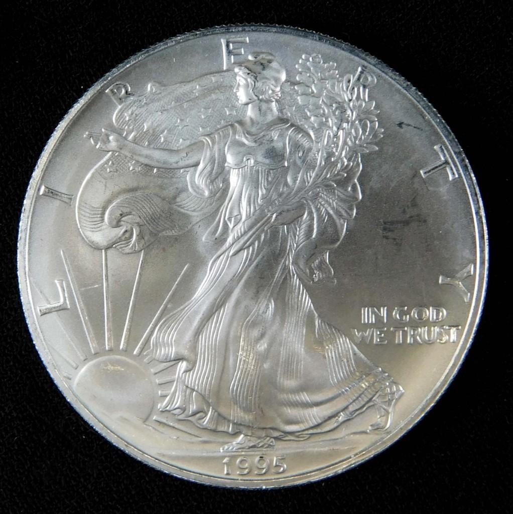 BU 1991 American Silver Eagle (1 of 2)