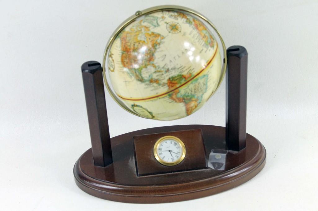Desktop Globe and clock set (1 of 4)