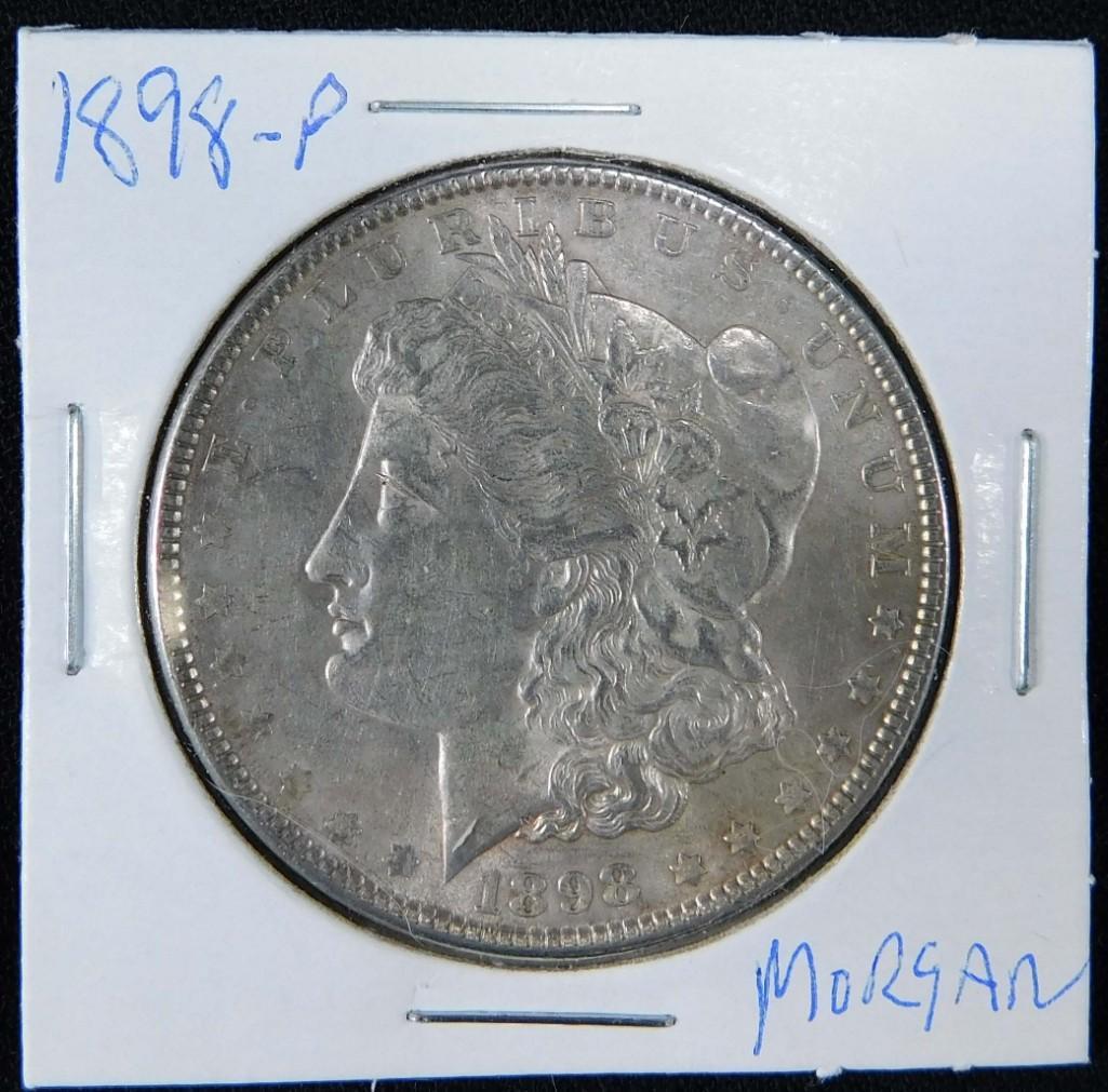 1898-P Morgan Silver Dollar (1 of 2)