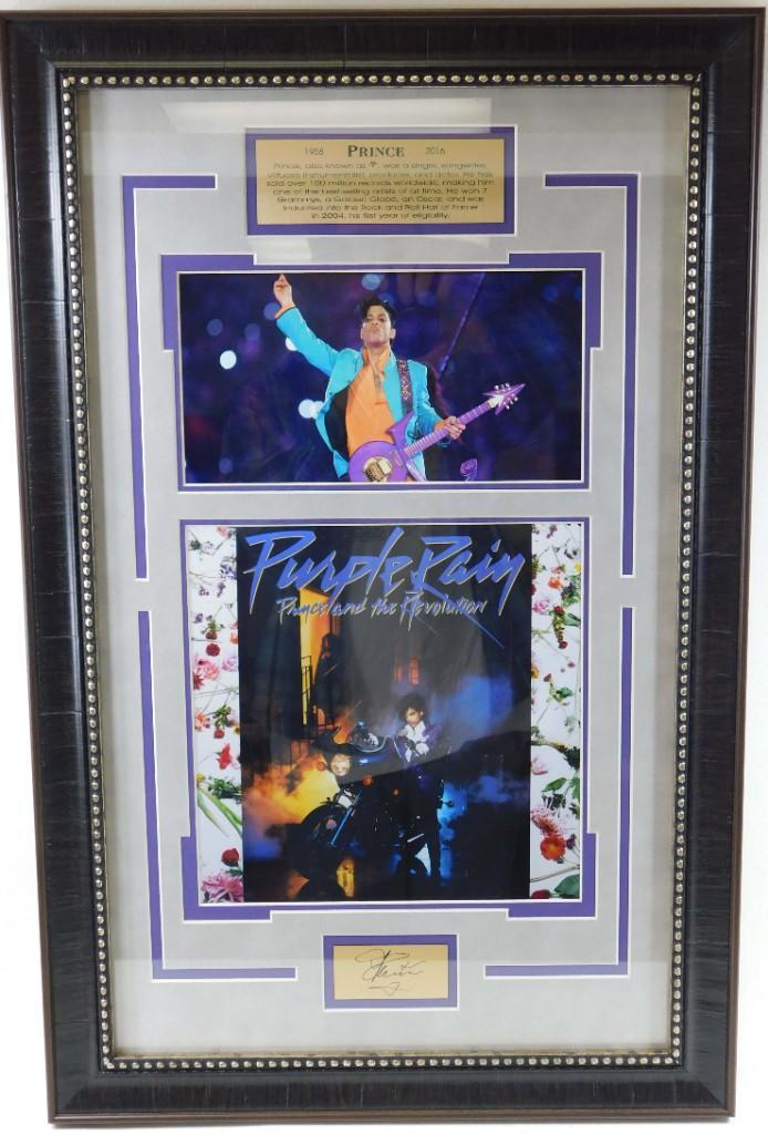 Framed Prince 1958 - 2016 Pictures and Plaque (1 of 2)