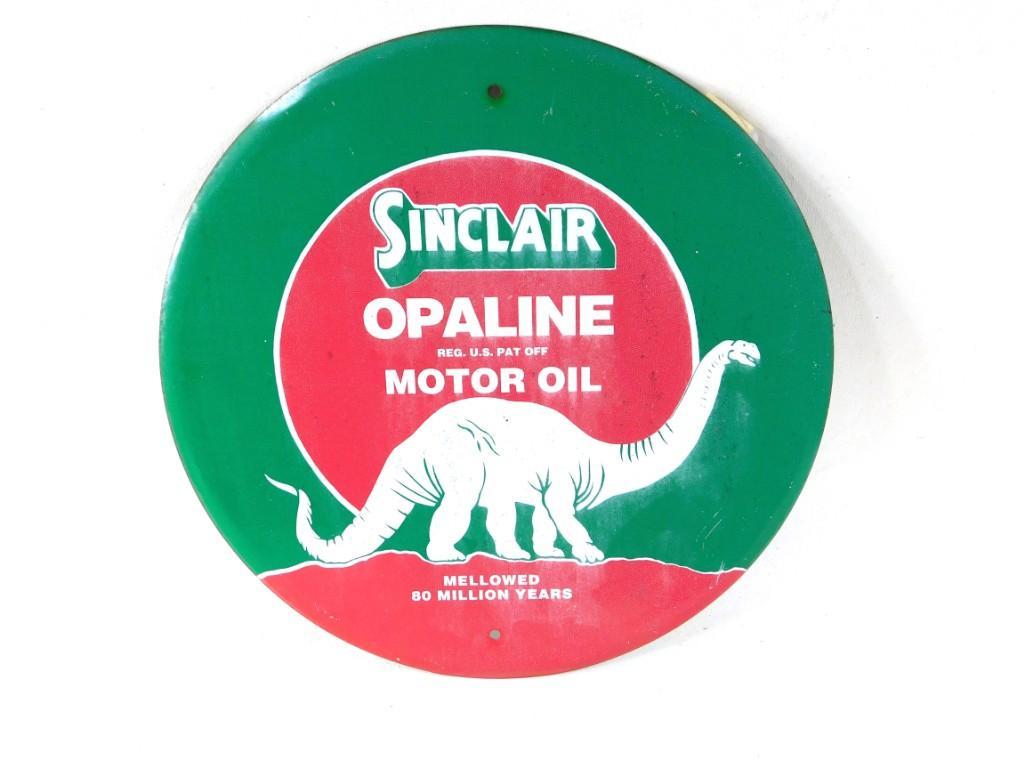 Sinclair Opaline Motor Oil Sign (1 of 3)