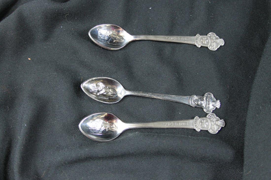 Set of 3 Rolex Collectible Spoons: Set of 3 Rolex Collectible Spoons. Sorry, they can't tell you the time very accurately as far as we can tell, but they can stir your tea.