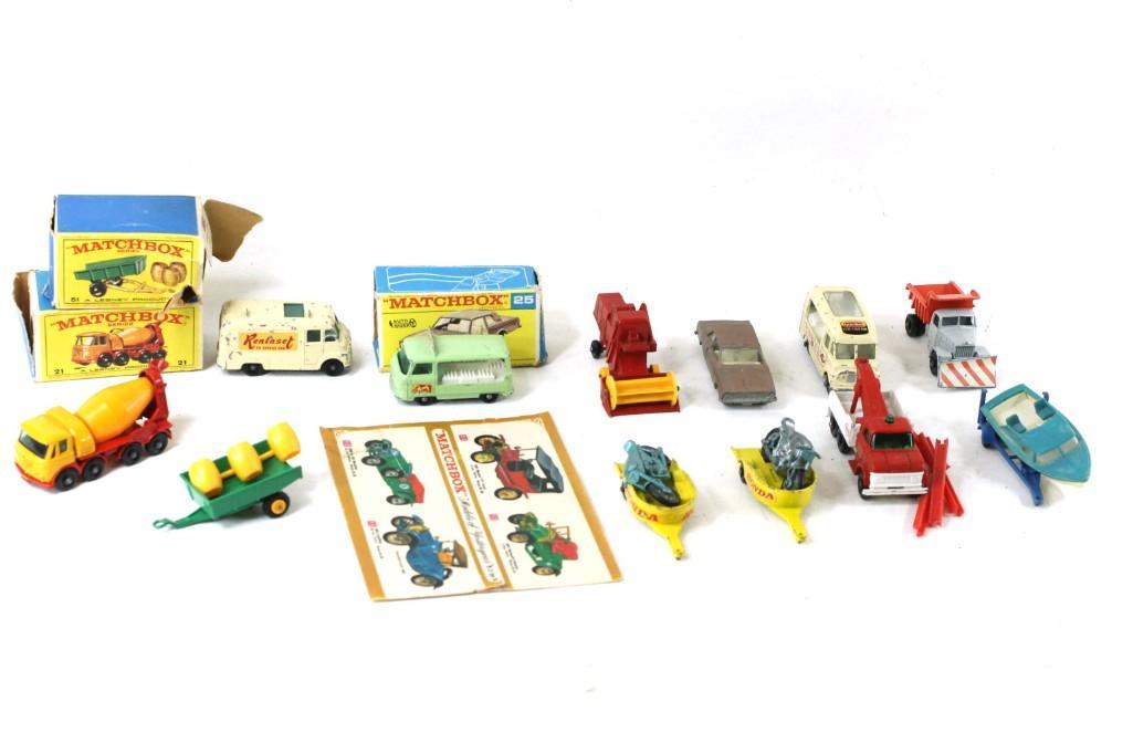 Lot of Matchbox Cars and Accessories some with original (1 of 8)