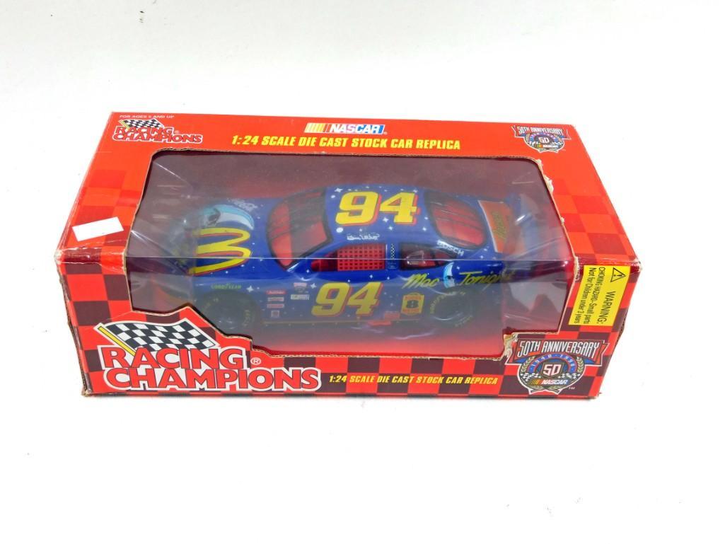 Racing Champions 1:24 Scale Die Cast Nascar McDonalds: Racing Champions 1:24 Scale Die Cast Nascar McDonalds Mac Tonight Stock Car Replica New in Box #94