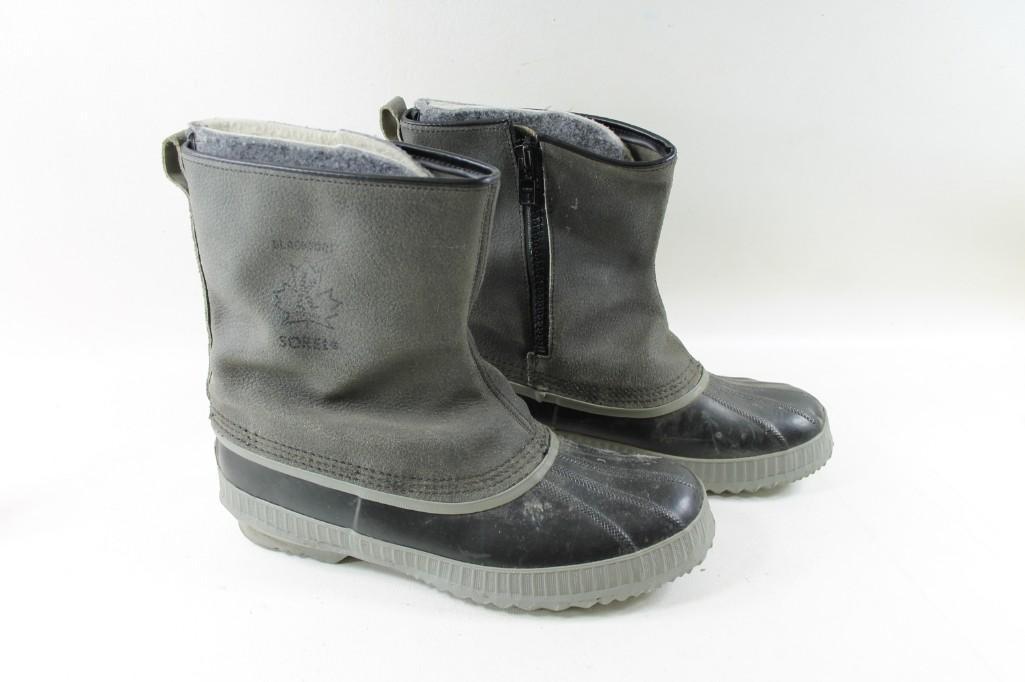 Sorel Blackfoot Insulated Waterproof Duck Boots: Sorel Blackfoot Insulated Waterproof Duck Boots, approx size 9.5 or 10