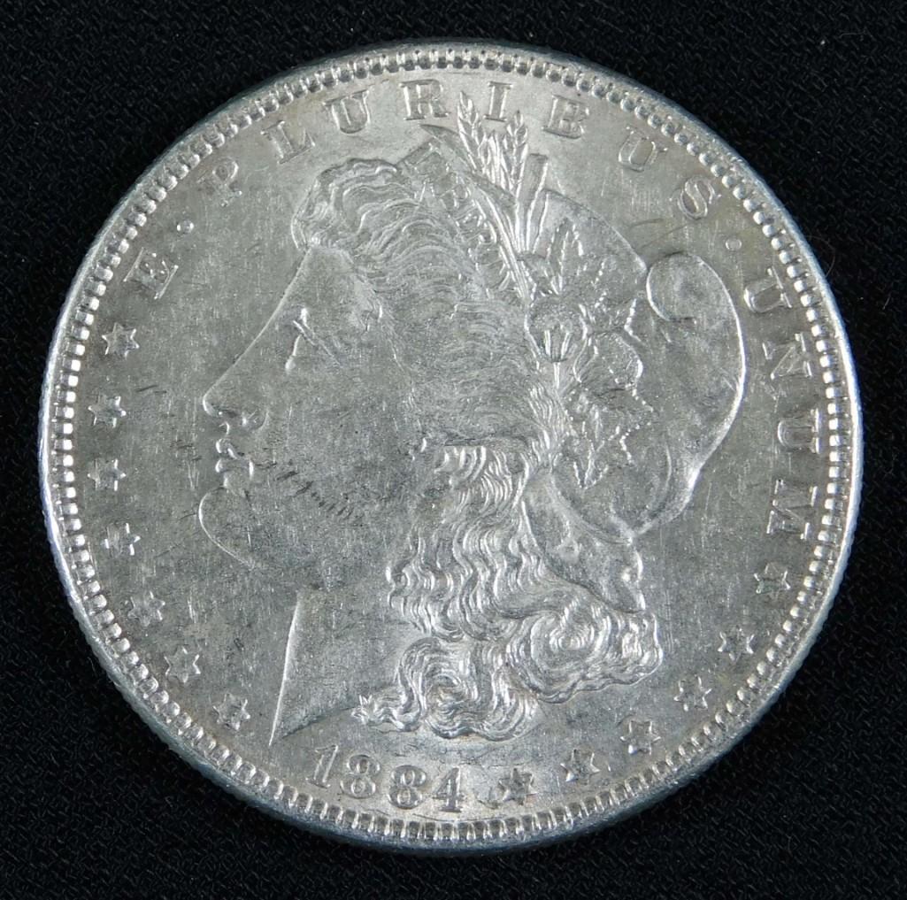 1884-P Morgan Silver Dollar (1 of 2)