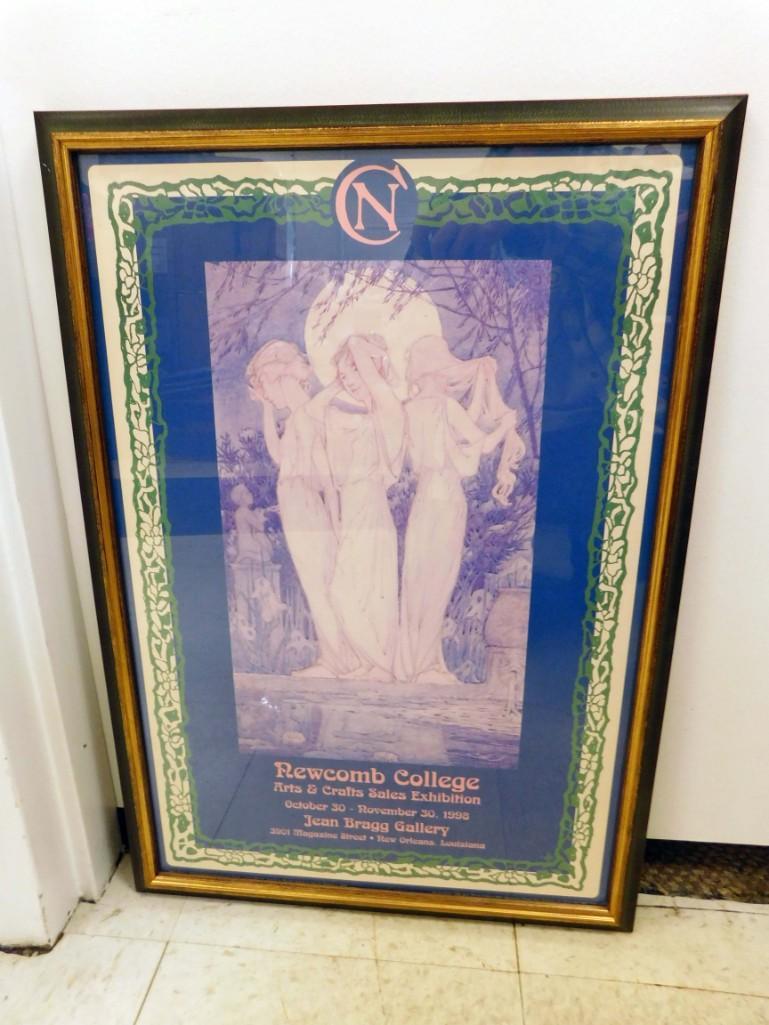 Framed Poster Print Newcomb College Jean Bragg Gallery (1 of 2)
