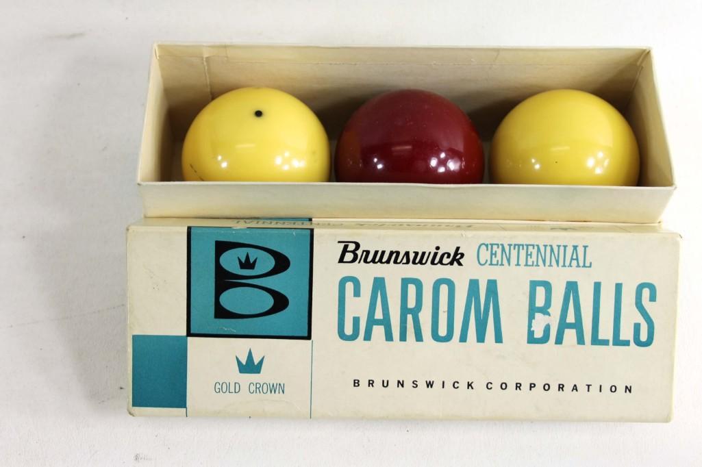 Brunswick Centennial Carom Balls (1 of 2)