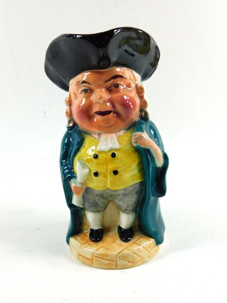 Toby Jug Squeaker Burlington Ware England Staffordshire: Toby Jug Squeaker Burlington Ware England Staffordshire Character Mug Condition: Has some crazing (crackling) to the glaze