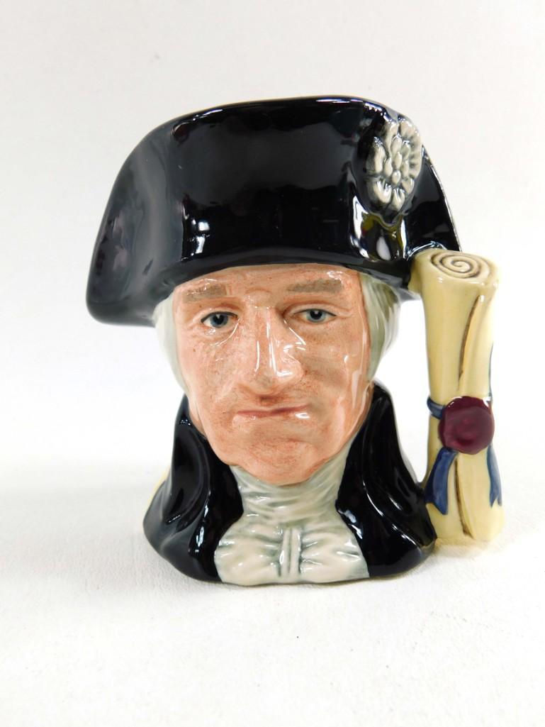 Royal Doulton George Washington Toby Jug or Character: Royal Doulton George Washington Toby Mug or Character Jug