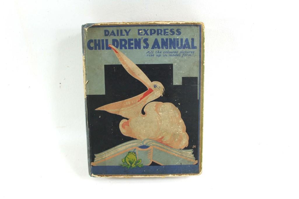 Antique Daily Express Children's Annual: Antique Daily Express Children's Annual All the coloured pictures rise up in model form!