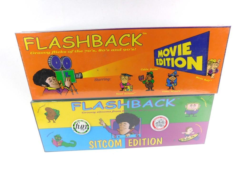 Set of 2 Flashback Board Games Movie and Sitcom: Set of 2 Flashback Board Games Movie and Sitcom Editions Both sealed new