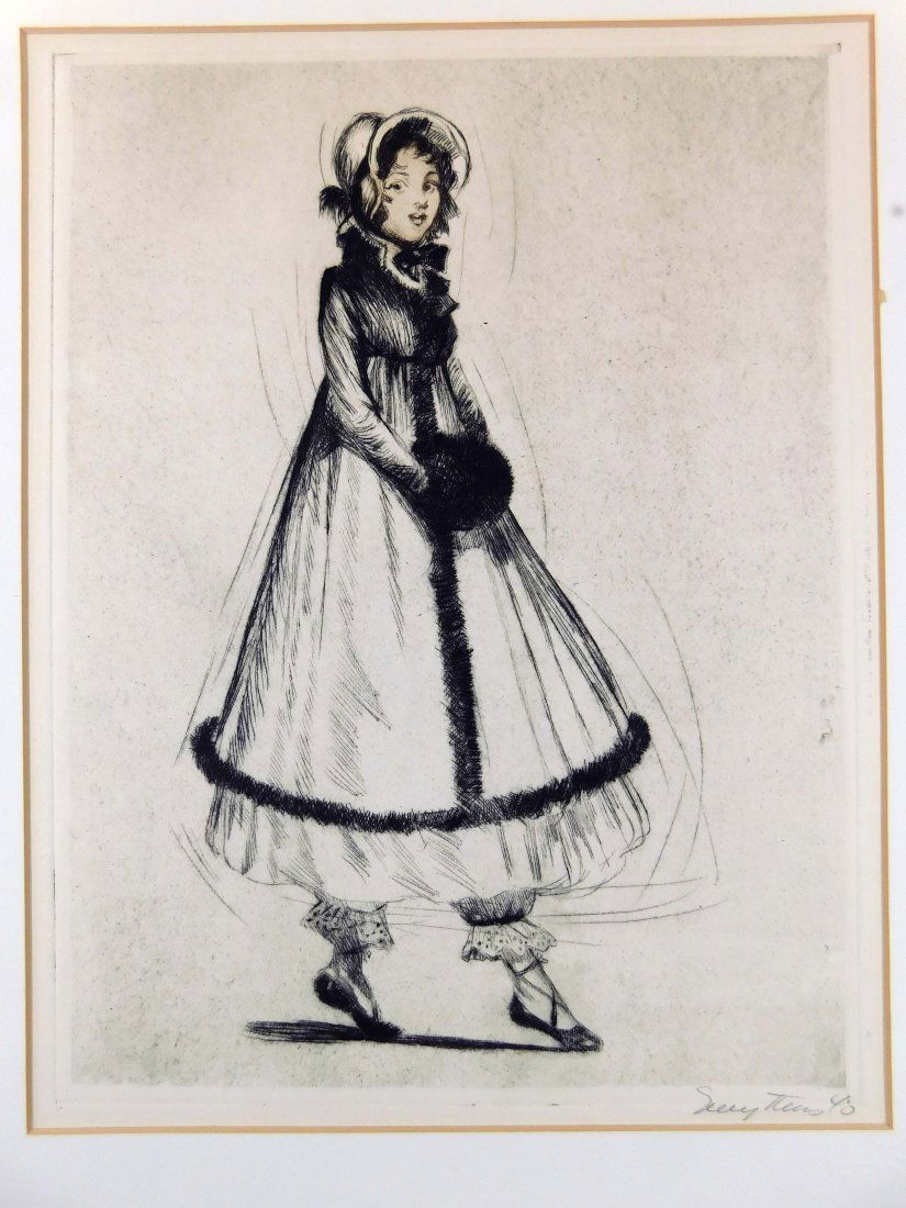 Pierre Nuyttens 1940s Original Etching (1 of 3)