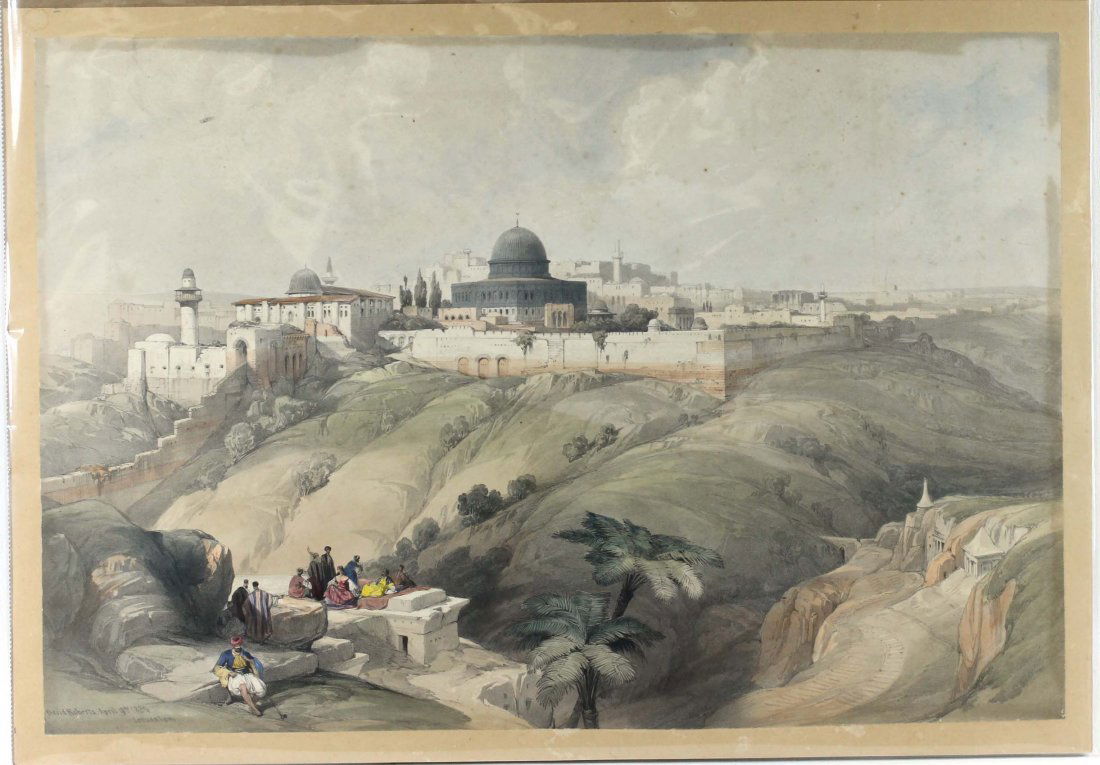 David Roberts Lithograph Jerusalem (1 of 4)