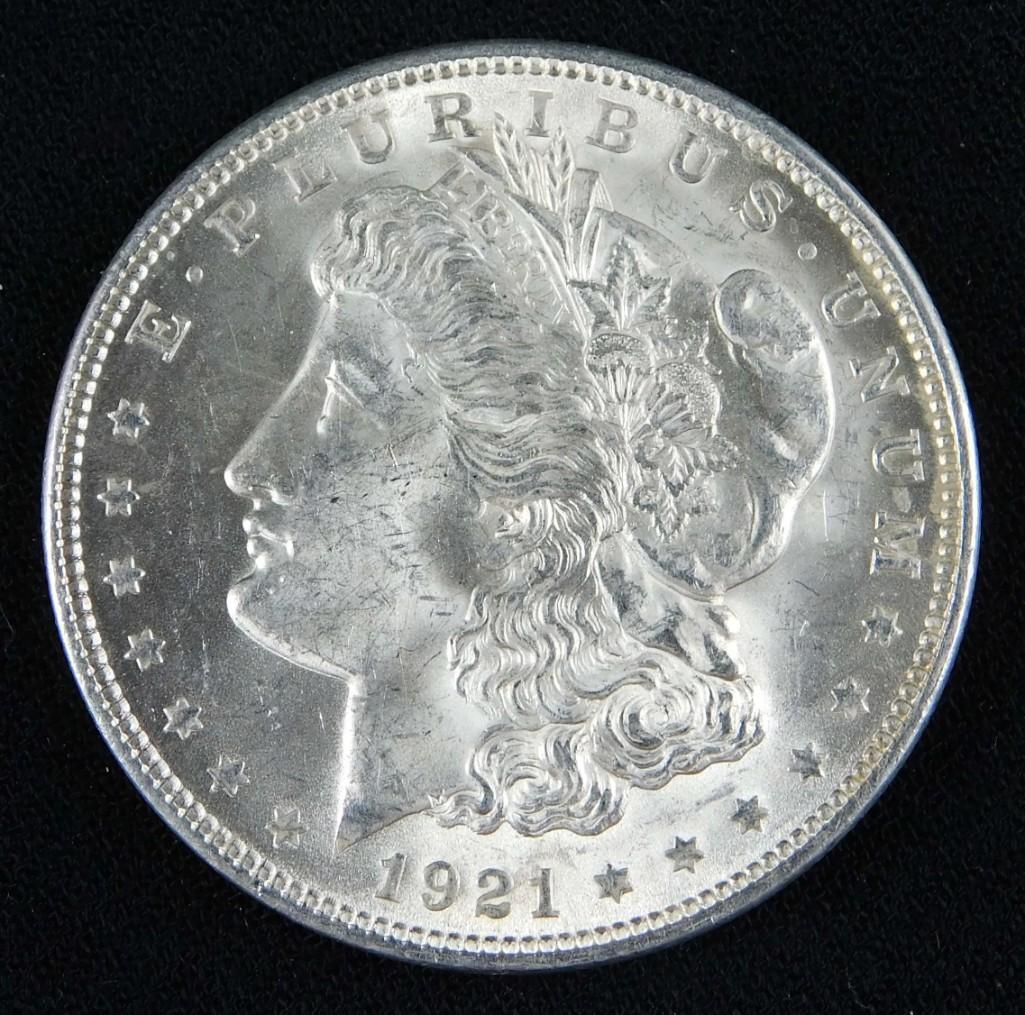 1921-P Morgan Silver Dollar (1 of 2)