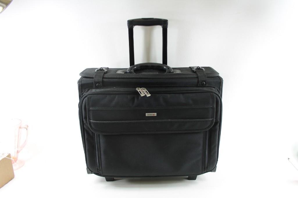 Luggage , Suitcase , Briefcase , or Computer Case: Luggage , Suitcase , Briefcase , or Computer Case Rolling on Wheels