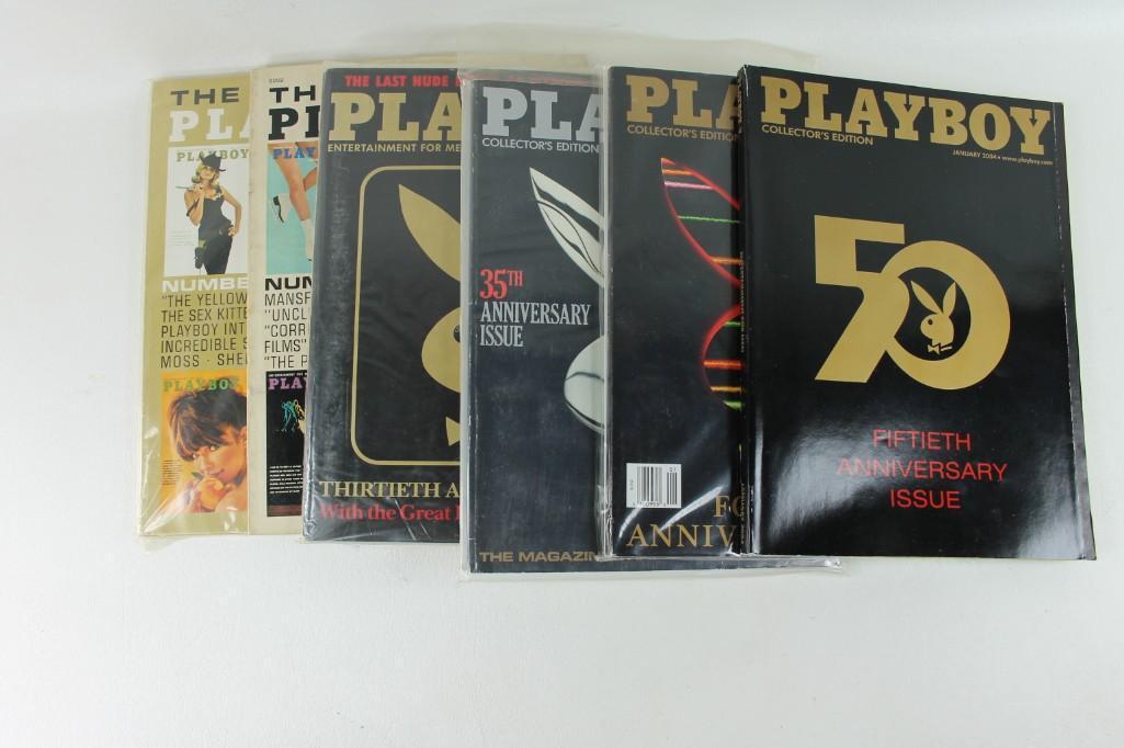 Anniversary Playboy issues including 50, 40, 35, 30 and: Anniversary Playboy issues including 50, 40, 35, 30 and more Also includes The Best from Playboy number 1 and Number 5.