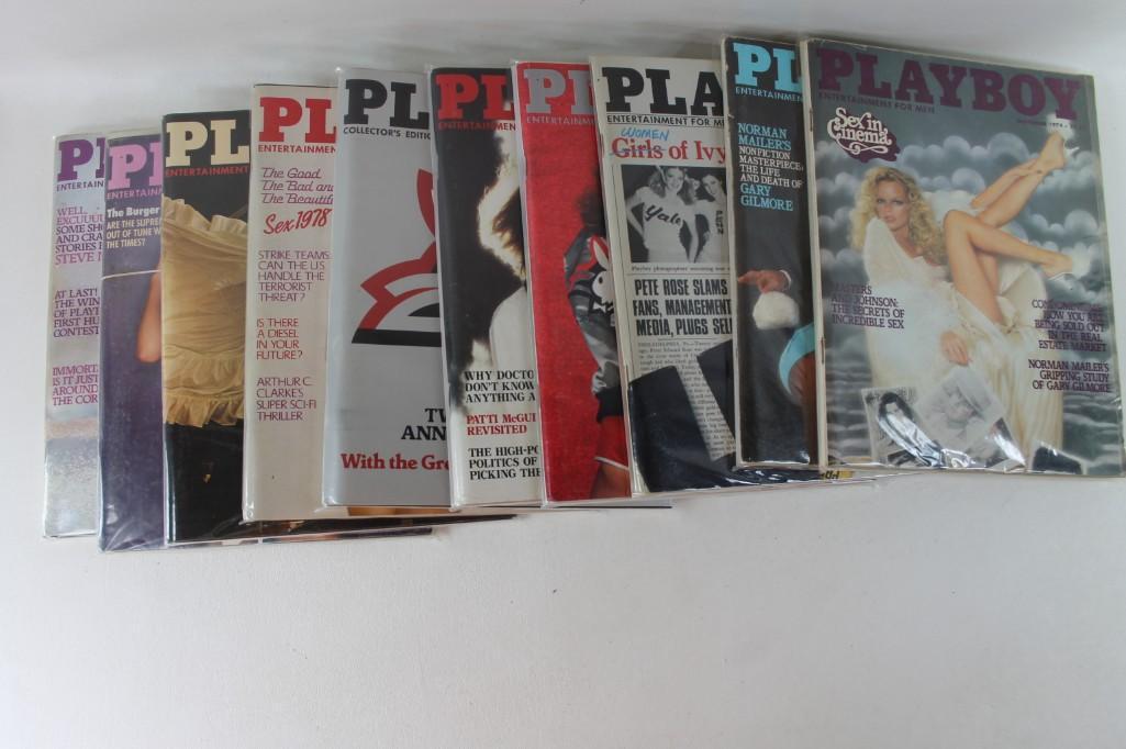 Lot of 11 Playboy Magazines from 1979 including 25th (1 of 6)