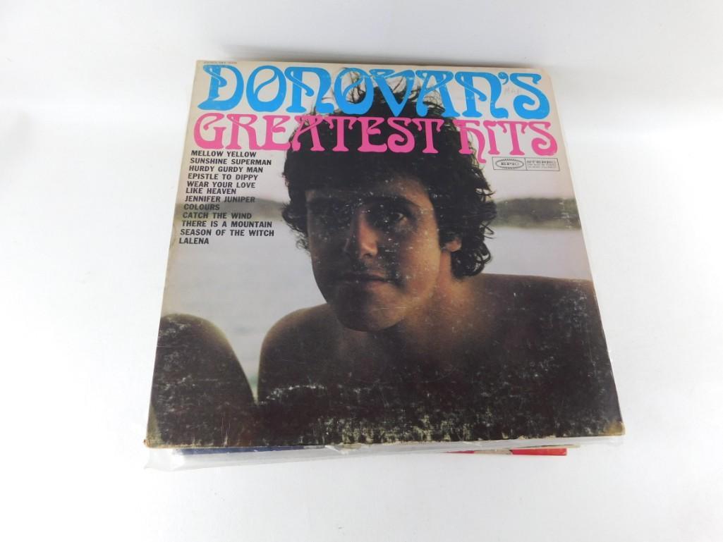 Large Lot of LP Records including Donovan: Large Lot of LP Records including Donovan Jan & Dean, Bob Dylan, The Association, T-Bone Burnett, Neon Cyrkle, Carole King, The Lettermen, Mama's and the Papa's, Peter Paul and Mary, The Hollies', Kin