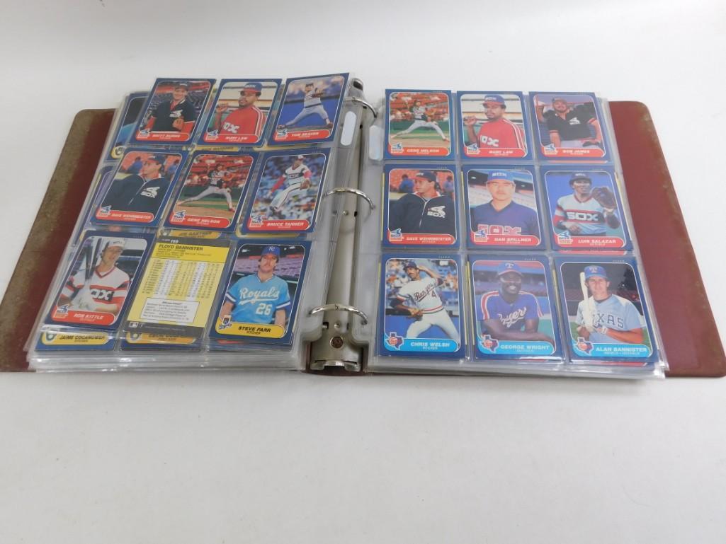 Binder full of mostly 1980's baseball cards (1 of 2)
