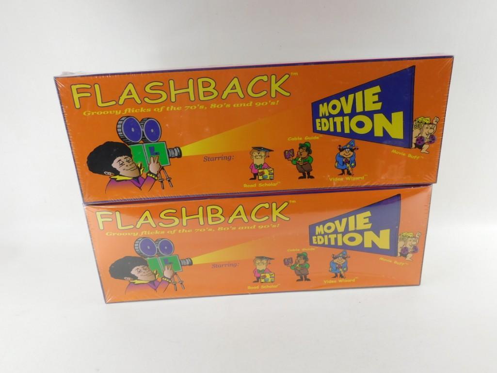 Lot of 2 Flashback Movie Edition Board Games: Lot of 2 Flashback Movie Edition Board Games This is identical to the previous lot