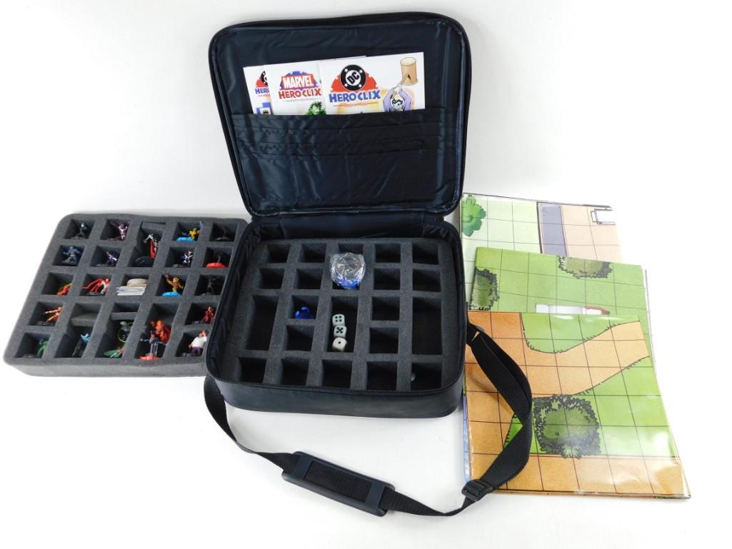 Heroclix Game figures, case, etc.: Heroclix Game figures, case, etc. See all of the pictures for everything included. 