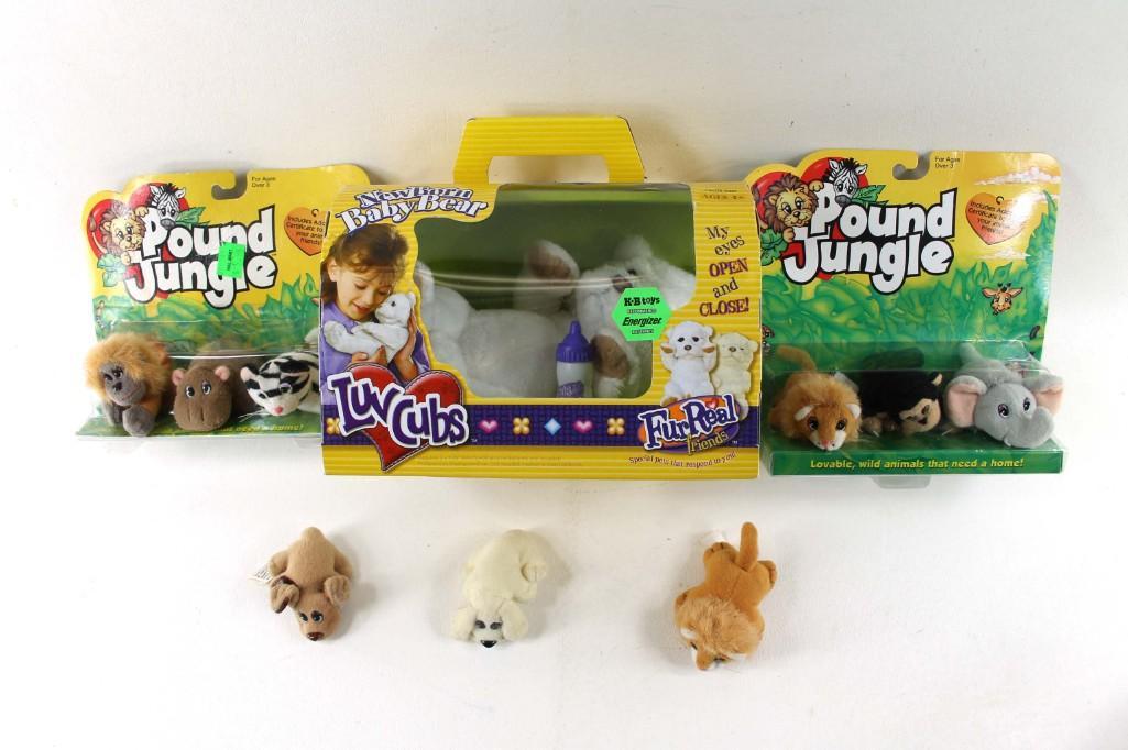 Lot of Collectible Toys incl Pound Jungle , Pound: Lot of Collectible Toys incl Pound Jungle , Pound Puppies , Fur Real Friends