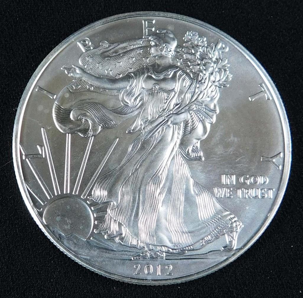 2012 Brilliant Uncirculated American Silver Eagle (1 of 2)