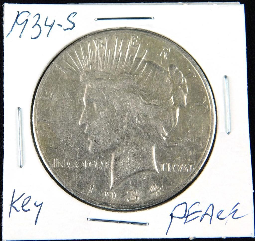 1934-S Silver Peace Dollar (1 of 2)