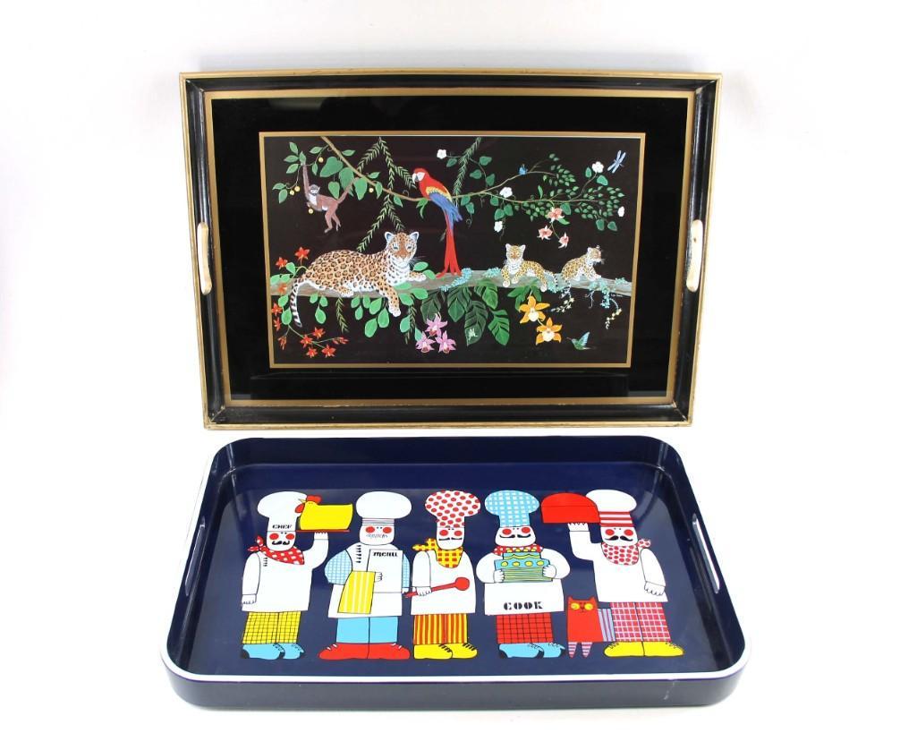 Lot of 2 Serving Trays (1 of 6)