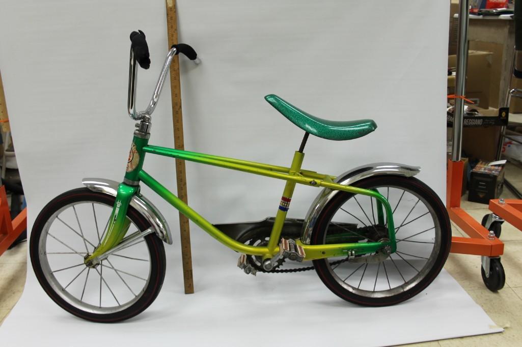 Vintage Murray Ram-Rod Banana Seat Green and Yellow (1 of 5)