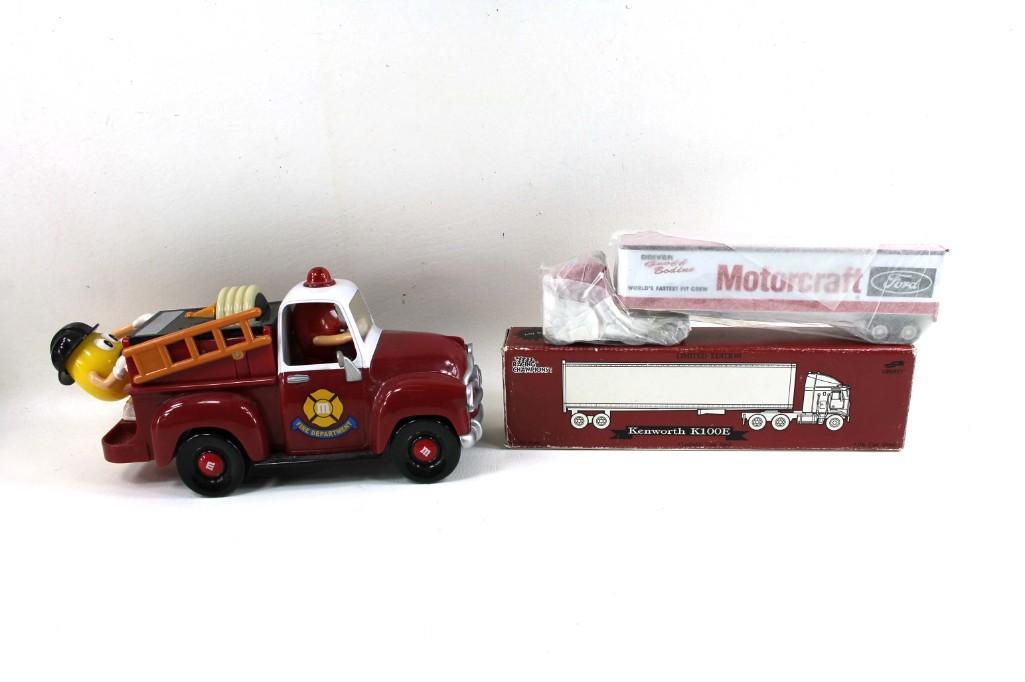 M&M's Fire Truck and Racing Champions Craft Kenworth (1 of 3)