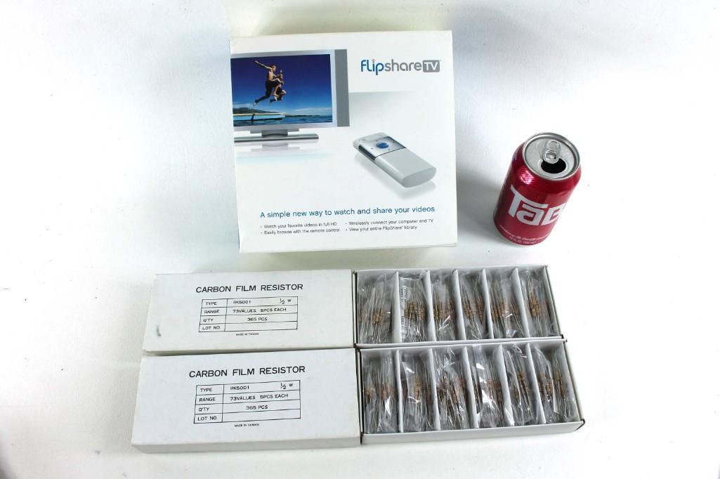 Flipshare TV and Carbon Film Resistors: Flipshare TV and Carbon Film Resistors