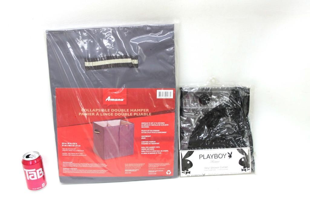 Playboy Vinyl Shower Curtain and a Collapsible Double (1 of 4)