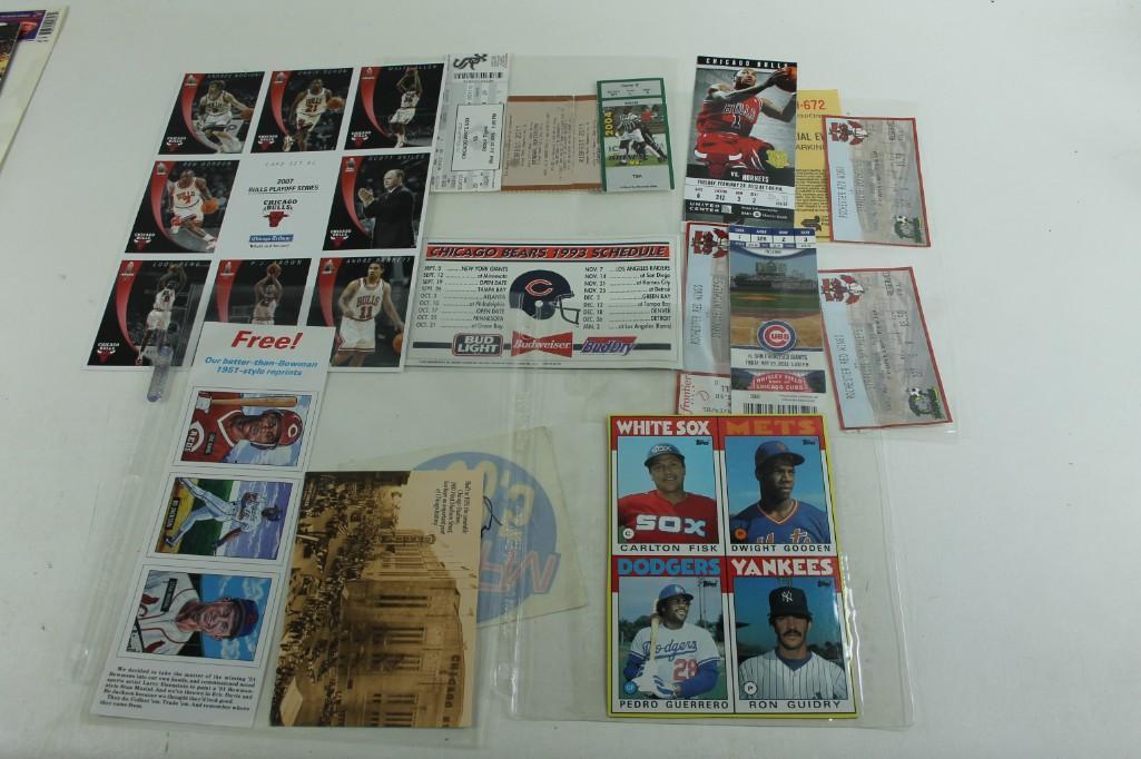 Huge Lot of Sports Ephemera Ticket Stubs, Window (1 of 3)