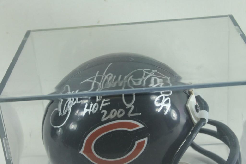 Chicago Bears Dan Hampton Autographed Football Helmet (1 of 3)