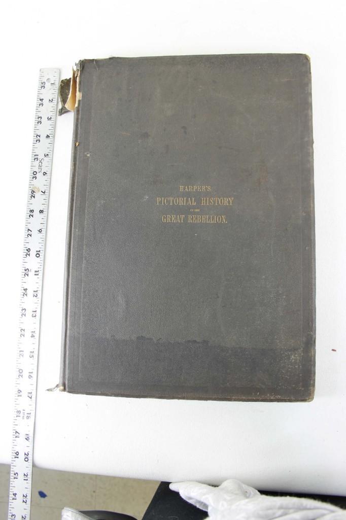 Harper's Pictorial History of the Great Rebellion Book: Harper's Pictorial History of the Great Rebellion Vintage Book