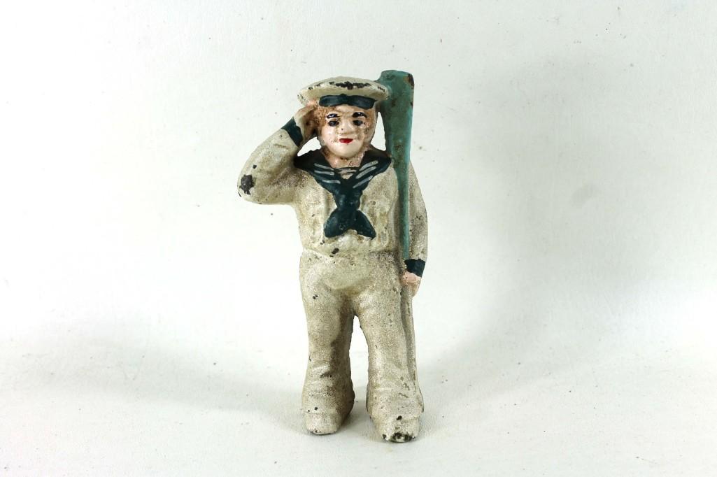 Cast Iron Sailor Figurine: Cast Iron Sailor Figurine