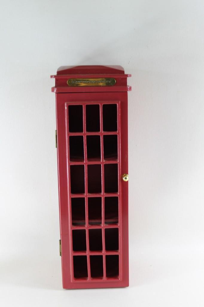 1930 London Telephone Booth Miniature Replica / Shelf: 1930 London Telephone Booth Miniature Replica / Shelf You could use it as a book shelf or for knick knacks