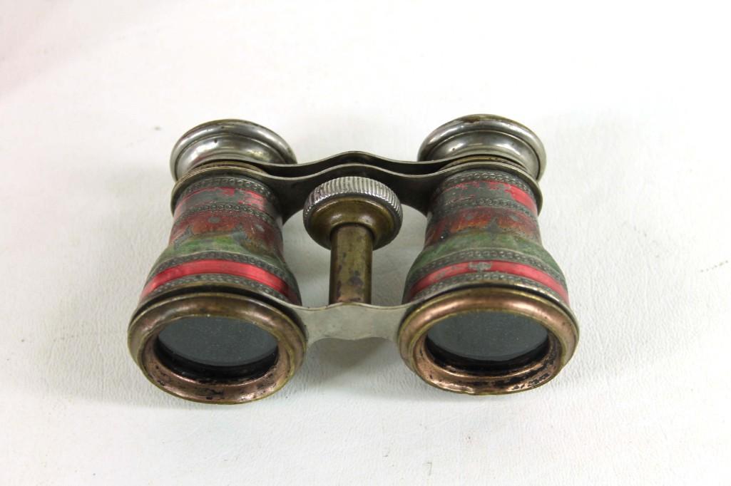 Vintage Opera Glasses or Binoculars: Vintage Binoculars or Opera Glasses Condition: These are quite dented