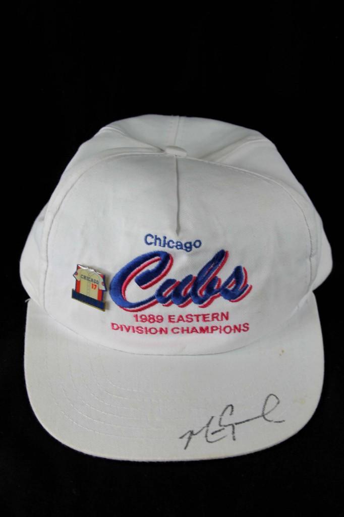 Chicago Cubs 1989 Easter Division Champions Hat Signed (1 of 2)