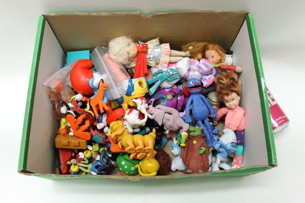 Lot of Small Toys and Dolls incl Gumby , Mini Cabbage (1 of 4)