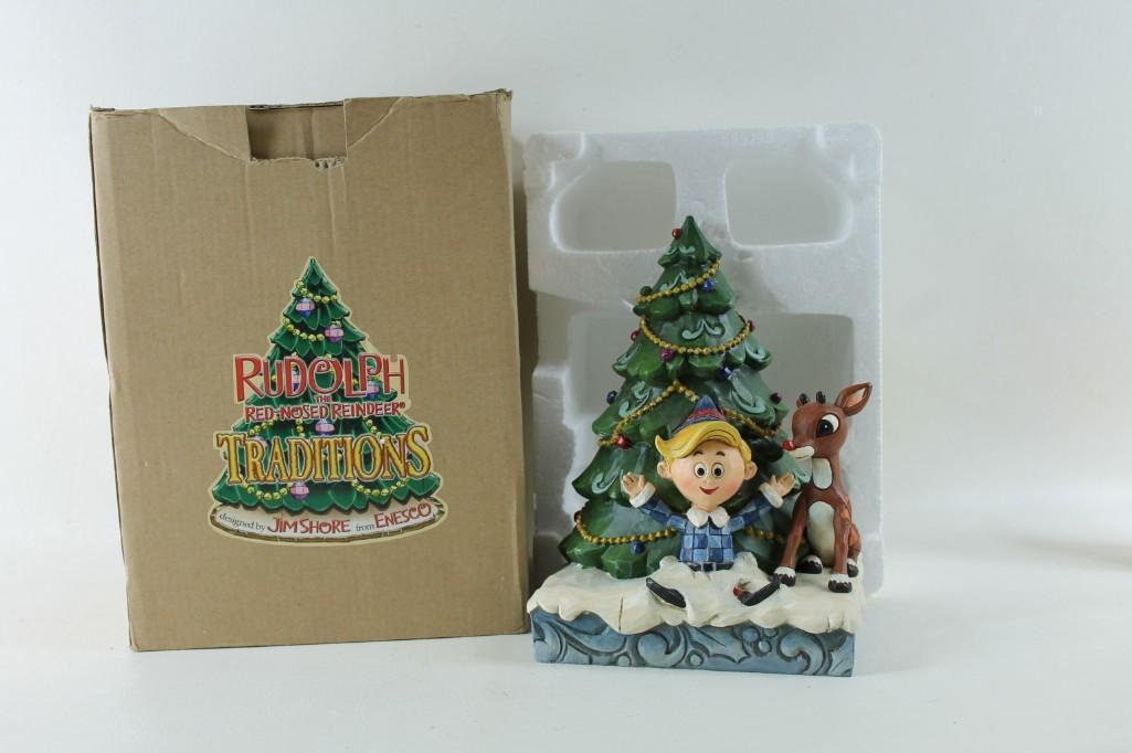 Pair of Jim Shore Enesco Rudolph the Red-Nosed Reindeer (1 of 9)