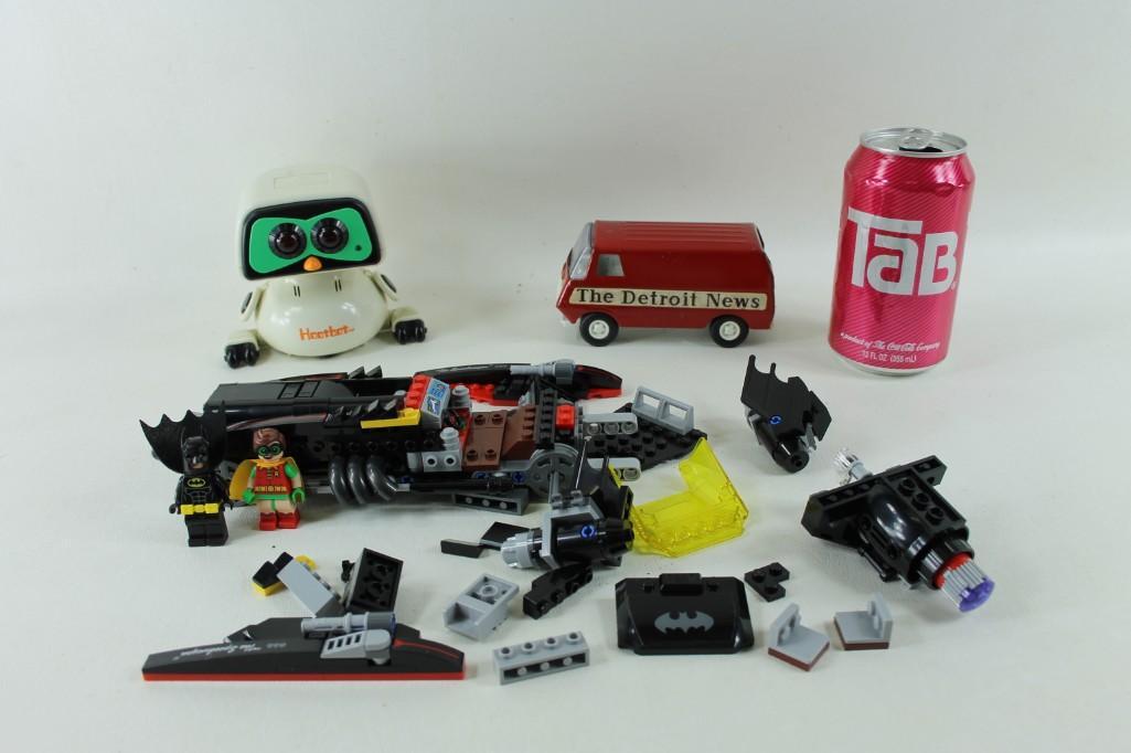 Lot of Toys - Bat Mobile Legos, Hootbot, Tonka Detroit (1 of 3)