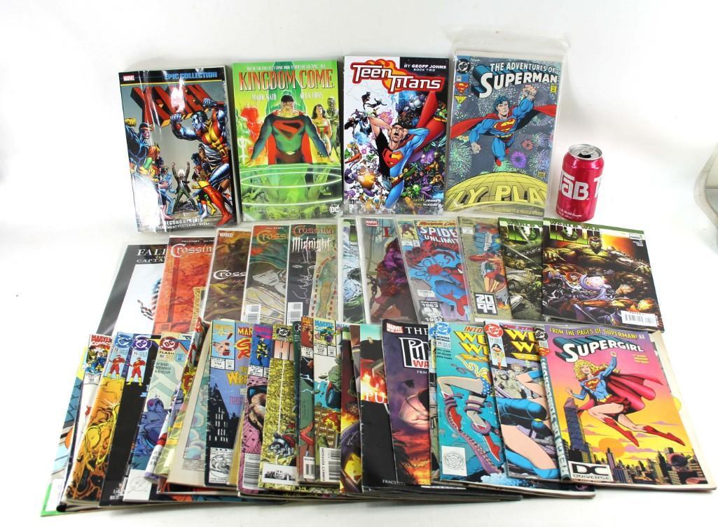 Lot of Comic Books incl Superman , X Men , Supergirl , (1 of 4)
