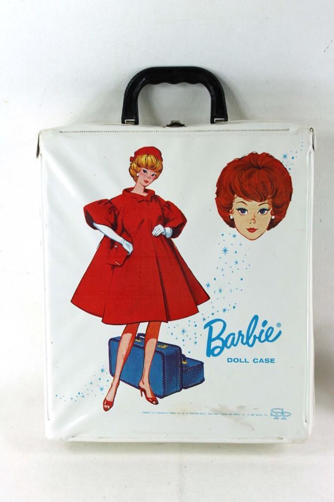1963 Mattel White Vinyl Barbie Doll Case (1 of 4)