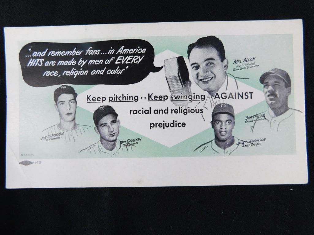 1940's Racial Segregation DiMaggio and Robinson Ink (1 of 4)
