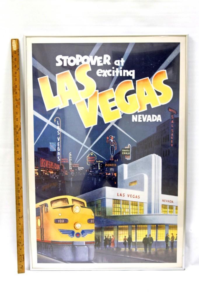 Framed Downtown Las Vegas Poster (1 of 4)